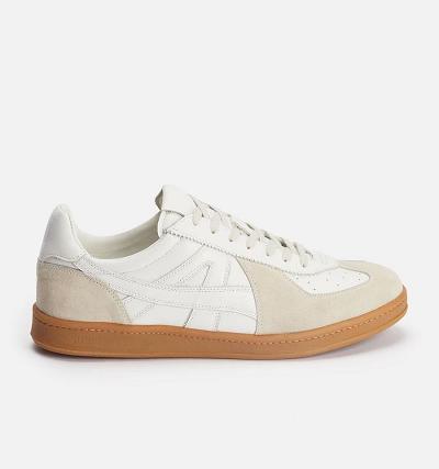 Ami Paris Ami Tennis Women's Sneakers Beige | ami-NZ485