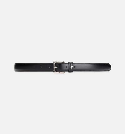 Ami Paris Ami de Coeur Belt 25 Mm Belts Black | ami-NZ432