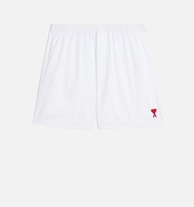 Ami Paris Ami de Coeur Boxer Men's Underwear White / Red | ami-NZ356