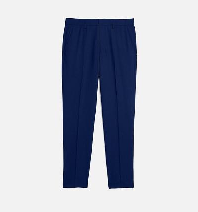 Ami Paris Carott Fit Men's Suits Navy | ami-NZ283