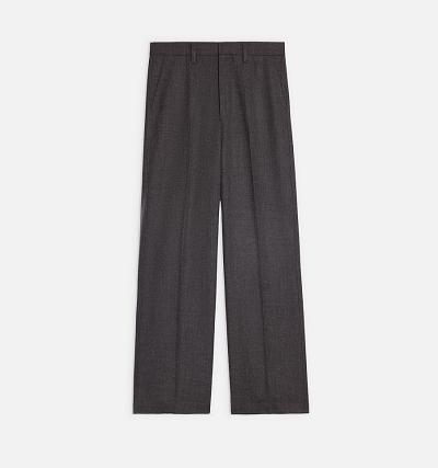 Ami Paris Large Fit Men's Suits Dark Grey | ami-NZ287