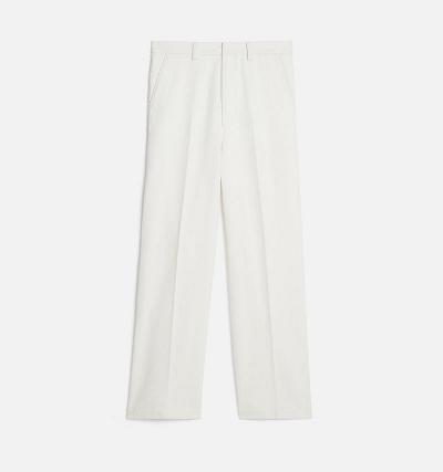 Ami Paris Large Fit Men's Suits White | ami-NZ414