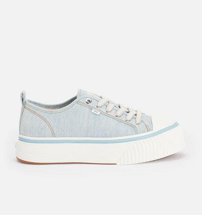 Ami Paris Low Top Ami 1980 Women's Sneakers Blue | ami-NZ205