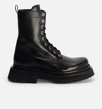 Ami Paris Mid Height Women's Boots Black | ami-NZ486