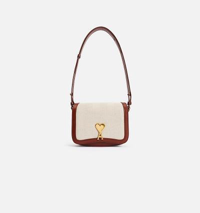 Ami Paris Paris Bags Beige / Brown | ami-NZ141