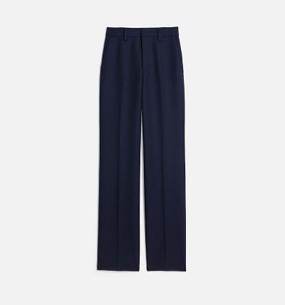 Ami Paris Straight Fit Women's Suits Navy | ami-NZ392