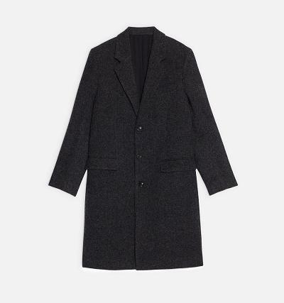 Ami Paris Three Buttons Men's Coats Dark Grey | ami-NZ584