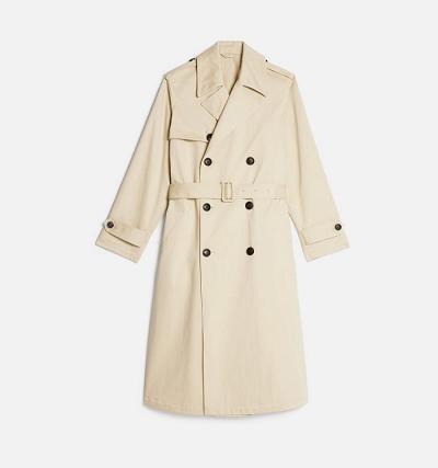 Ami Paris Trench Men's Jackets Khaki | ami-NZ292