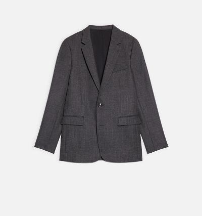 Ami Paris Two Buttons Women's Suits Grey | ami-NZ248