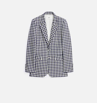 Ami Paris Two Buttons Women's Suits White / Navy | ami-NZ394